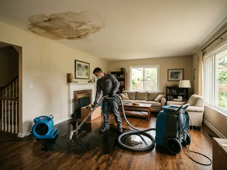 attic-pipe-burst-ceiling-drip-008 — frequently asked questions, Water Damage Restoration & Carpet Care in Holiday Shores, IL